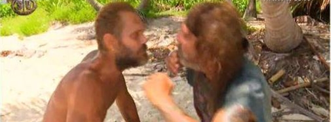 Fortu y Nacho Vidal discutiendo en &#39;Supervivientes&#39;