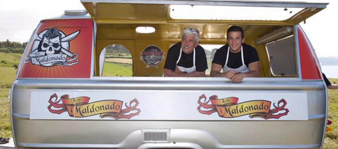 Carlos y su madre tiene su propia &quot;Food truck&quot; en &#39;Cocineros al volante&#39;