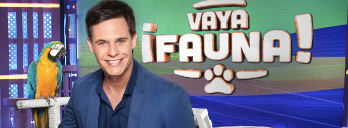 Christian Gálvez, presentador del programa de animales '¡Vaya fauna!'