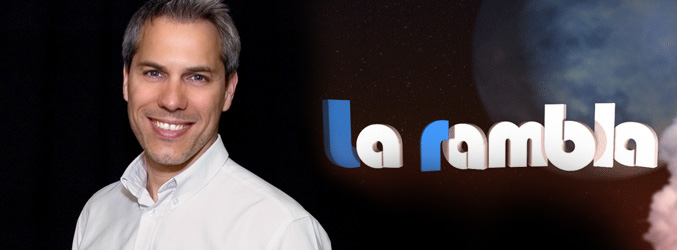 Daniel Domenjó, productor, director y presentador de 'La Rambla'