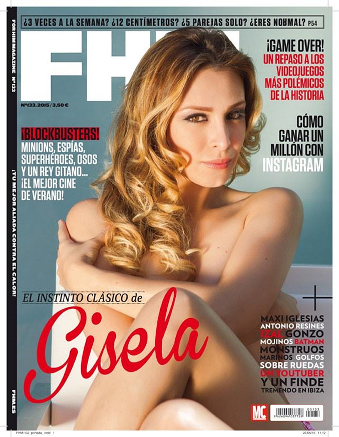 gisela fhm bikini desnuda revista operacion triunfo cantante