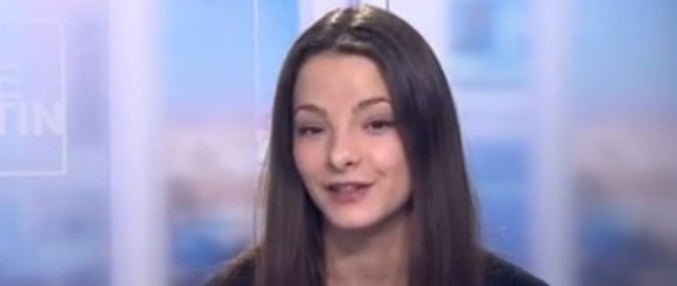 La periodista Lucie Bouzigues en 'Télématin'
