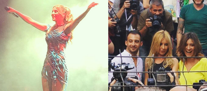 Edurne, Alejandro Amenabar, Cayetana Guillén Cuervo y Sandra Barneda en diferentes actos del Orgullo 2015