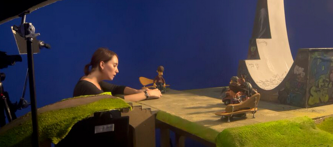 Imagen del rodaje de &#39;Clay kids&#39;