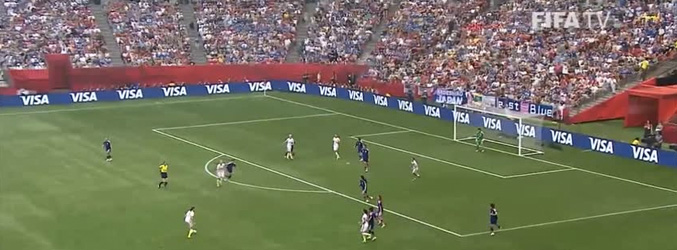La selección estadounidense se enfrentó a la de Japón en la final de la Copa del Mundo Femenina