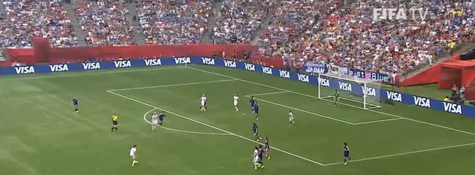 La selección estadounidense se enfrentó a la de Japón en la final de la Copa del Mundo Femenina