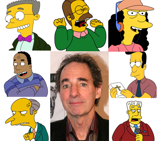 Shearer es la voz de personajes míticos como el Sr.Burns, Smithers, el doctor Hibbert, el conductor Otto o Ned Flanders