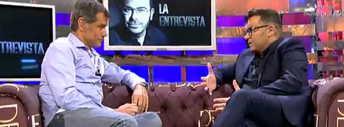 El actor y el presentador mantuvieron una charla donde Cantó tomo las riendas como entrevistador