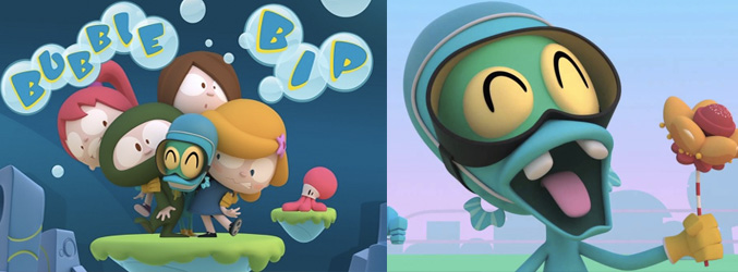 Coproducida por TVE y TVE, Planeta Junior trabaja actualmente en la 2ª temporada de 'Bubble Bip'