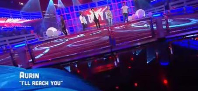 Auryn en '¡Vaya fauna!' con un rótulo erróneo: "Aurin"