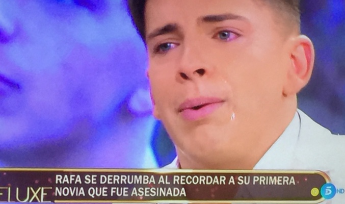 Rafa ('QQCCMH') llora en 'Sálvame deluxe'