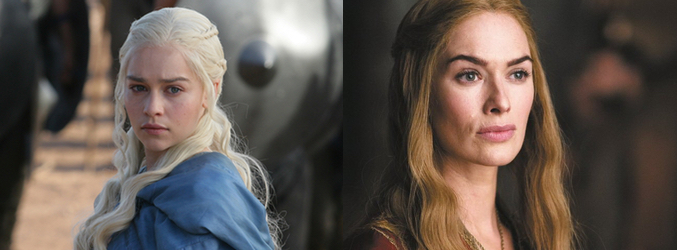 Emilia Clarke interpreta a Daenerys Targaryen y Lena Headey a Cersei Lannister
