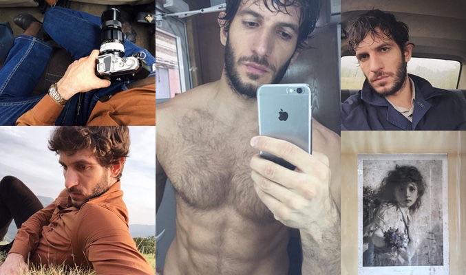 Quim Gutiérrez, durante el rodaje de &#39;El padre de Caín&#39;