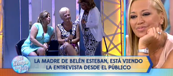 La madre de Belén vio la entrevista desde el público