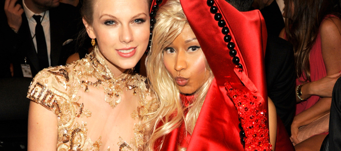 La pelea de gatas entre Nicki Minaj y Taylor Swift por sus nominaciones en los MTV VMA