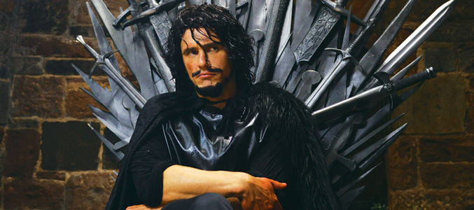 James Franco caracterizado de Jon Snow
