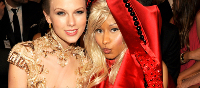 Taylor Swift y Nicki Minaj, nuevas amigas