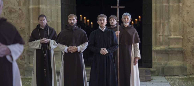 Imagen del rodaje de las últimas escenas de 'Carlos, Rey Emperador'