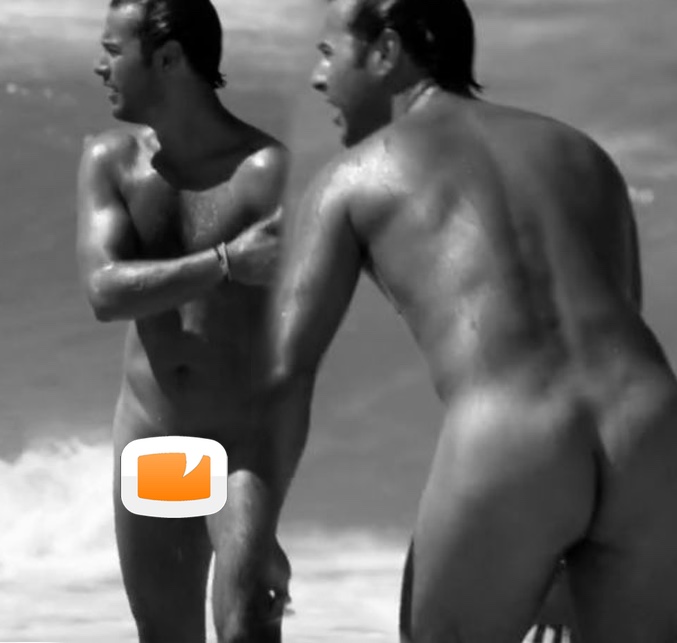 Eric D&#39;Haenens, actor cómico frances desnudo