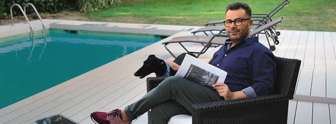 Jorge Javier en la entrevista para lecturas