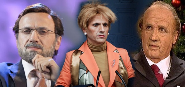 Algunas de las imitaciones del humorista en su programa.