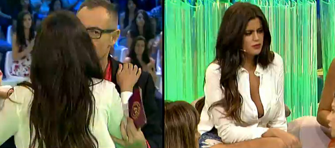 Lola abandona el plató de 'Pasaporte a la isla'