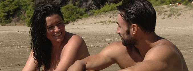 Imagen de dos de los participantes de 'Adán y Eva' de la pasada temporada
