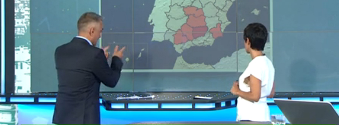 En el verano el programa puede ofrecer temas como el tiempo y las temperaturas para sus contenidos