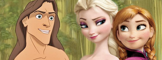 Tarzán junto a sus hermanas Elsa y Anna, según Chris Buck