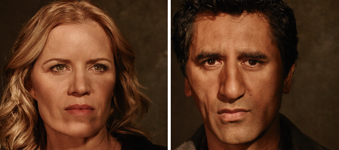 Kim Dickens y Cliff Curtis como Madison Clark y Travis Manawa
