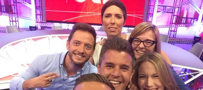 Así luce iluminado el nuevo plató