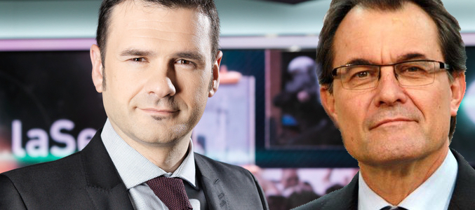 Enfrentamiento entre el jefe de prensa de Artur Mas e Iñaki López