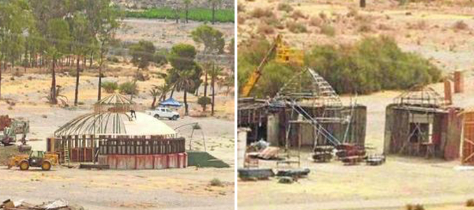 Primeras imagenes de los decorados de 'Juego de Tronos' en Almería