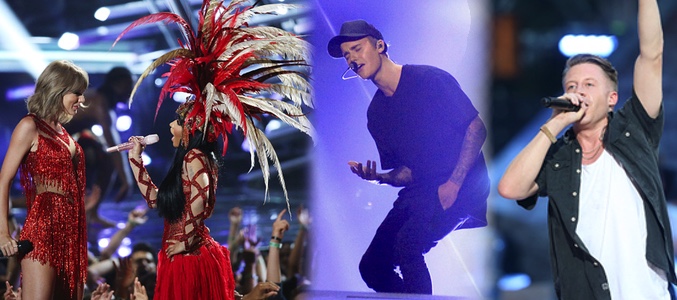 Las deTaylor Swift, Nicki Minaj, Justin Bieber o Macklemore fueron algunas de las actuaciones