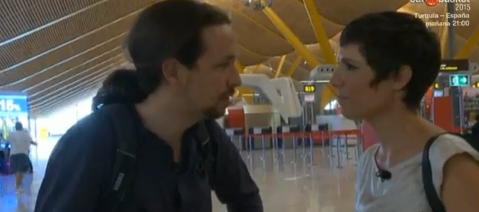 Pablo Iglesias llega a 'Un tiempo nuevo' 10 meses después de su plantón