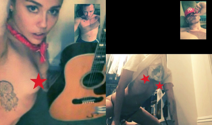 Miley Cyrus se desnuda en internet para una revista