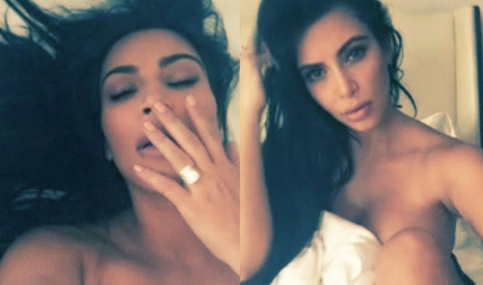 Kim Kardashian, una de las 100 celebrities que posan sensuales para una revista