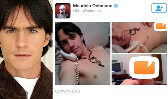 Mauricio Ochmann, desnudo.