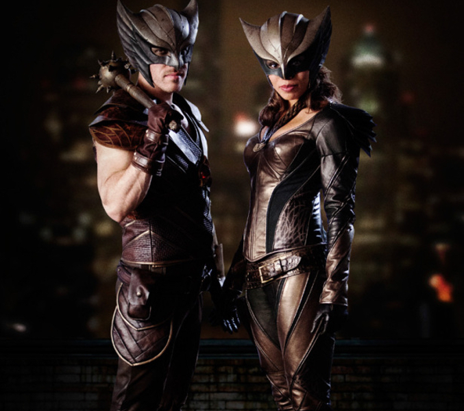 Estos son los trajes que lucirán Hawkman y Hawkgirl