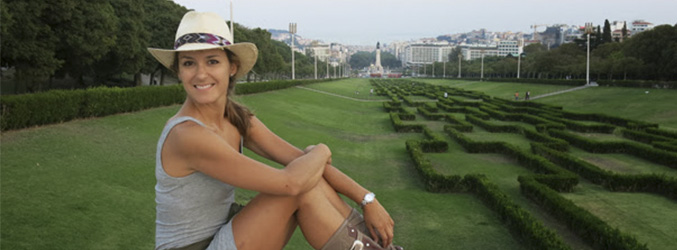 Los jardines y el turismo de paisajismo es una tendencia que Isabel representa