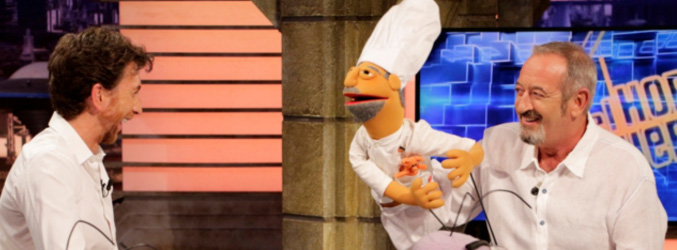 Karlos Arguiñano en una visita anterior a 'El hormiguero' de Antena 3