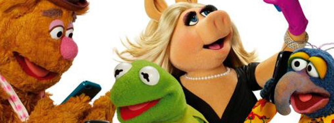 Así aparecen los muñecos en los poster promocionales de 'The Muppets' en ABC