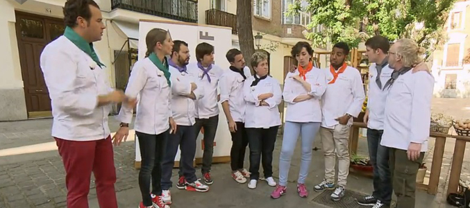 Los concursantes de &#39;Top Chef&#39; cocinan en el centro de Madrid