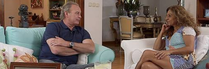 Bertín Osborne entrevista a la cantante Lolita en el programa 'En la tuya o en la mía'