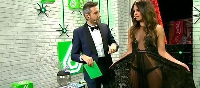 Frank Blanco y Cristina Pedroche durando las campanadas de laSexta