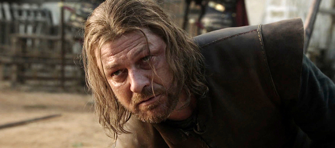 Ned Stark (Sean Bean) en la primera temporada de 'Juego de tronos'