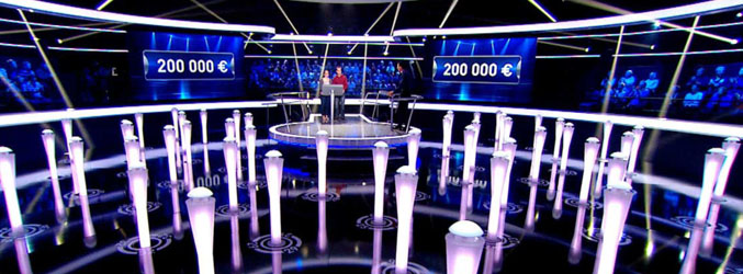 Plató del concurso francés &#39;Le Dernier Buzzer&#39;