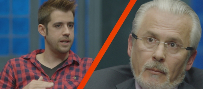 Baltasar Garzón y el youtuber Auronplay