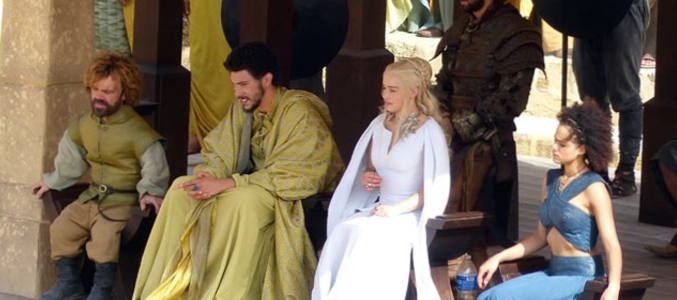 Los protagonistas durante una escena en la pasada temporada