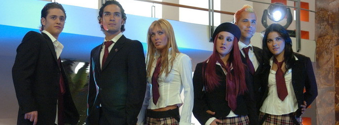 El grupo se conformó tras el éxito de la serie 'Rebelde'